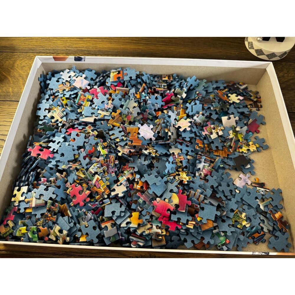 Ravensburger Puzzle The Book Palace 1000 pieces complete open box - Picture 3 of 6